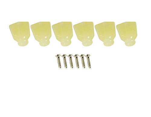 Kluson Replacement Button Set For Revolution Series Tuning Machines Plastic Keystone