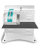 JVWKPU Precision Label Applicator for Jars, Bottles & Candle Vessels, Manual Label Placement Tool for 0.5–5 Inch Containers, Professional Labeling Tool for Small Business & Handmade Products