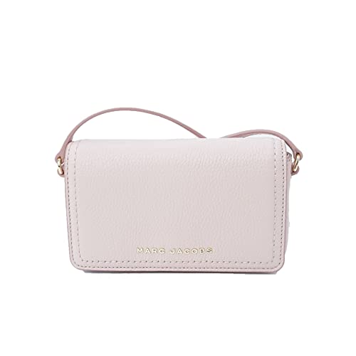 Marc Jacobs H107L0FA21-696 Peach Whip With Gold Hardware Mini Bolsa transversal de couro Groove feminina, Chicote de pêssego