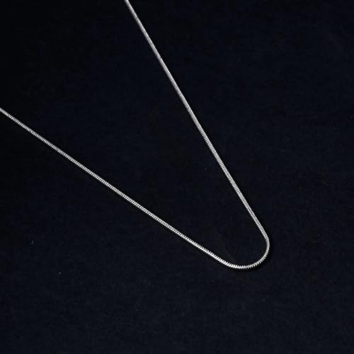 Image of SALTY ALPHA Anti Tarnish Stainless Steel Locket Neck Chain for Men | Stylish Pendant Necklace | Jewellery Accessories for Boys | Minimal Jewelry | Gifts for Boyfriend & Husband | Gift for Diwali, Christmas, Marriage, Birthday, Rakhi