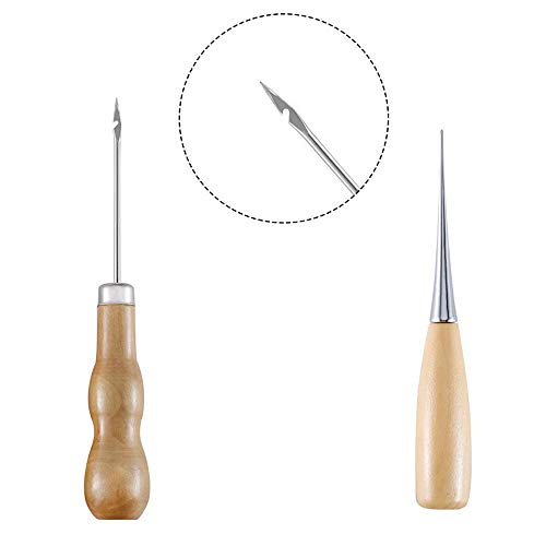 Nsiwem Set di Strumenti per Cucire in Pelle 30