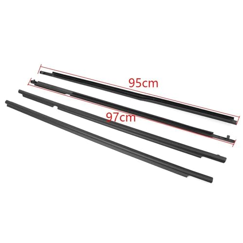 Burletes para Corolla 2009-2012: juego de 4 gomas de ventanilla para puertas 2