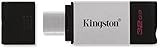 Resistente y ligera Kingston DataTraveler 80 - DT80/32GB Unidad Flash USB-C 3.2 Gen 1