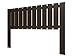 LA WEB DEL COLCHON - Cabecero de Madera Rústico Córcega para Cama de 150 (160 x 100 cms) Barnizado Nogal | Cabeceros Madera | Dormitorio Matrimonio | Cabezal Cama |Estilo nórdico