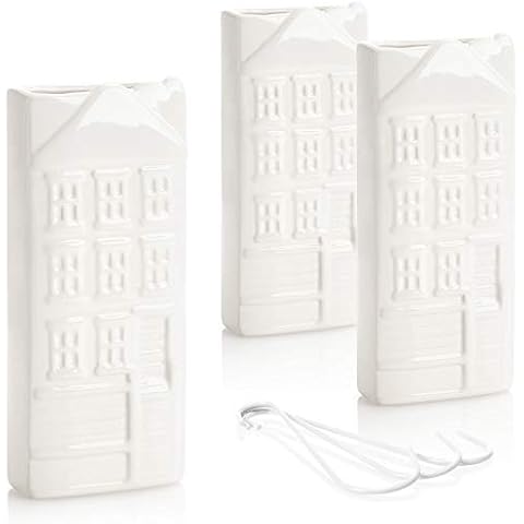 com-four® 3x Luftbefeuchter Heizung - Heizkörper Luftbefeuchter in weiß Cover