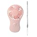 Zhou-YuXiang Ventilateur de Voyage léger Mini Ventilateur de Poche alimenté par Batterie pour la Ventilation de Refroidissement Ventilateur de réglage à 2 Vitesses