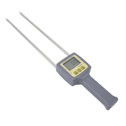 Jectse ハンドヘルド紙湿度計ステンレス鋼プローブ LCD 廃棄物小包パッケージ分析装置リサイクル用