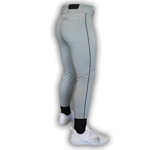 Original Youth Piped Baseball Pants – Pro Fit, Reinforced Knees, Anti-Slip Waistband, Game-Ready, XX-Small2