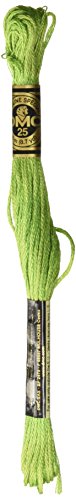 Image of DMC 117-703 Six Stranded Cotton Embroidery Floss, Chartreuse, 8.7-Yard