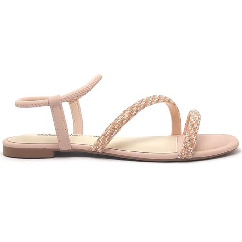 Rasteira Dakota Perola Rives Feminina - Rosa Claro - 38