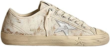 Golden Goose Women's Fashion Sneakers Soft Comfortable Non-slip Leather Trainers Walking Sport Shoes