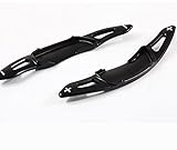 EVOGEAR 互換性/交換 SUBARU スバル 専用 社外品 パドルシフトカバー 3Dデザイン レヴォーグ アウトバック フォーレスター インプレッサ XV WRX S4 (黒)