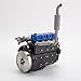 XMBRICDIYY CISON L4-205-OHV Engine Model Kit That Runs, 20.5cc Inline 4-Cylinder 4-Stroke Water-Cooled Motor Model for RC Cars, Kit Version
