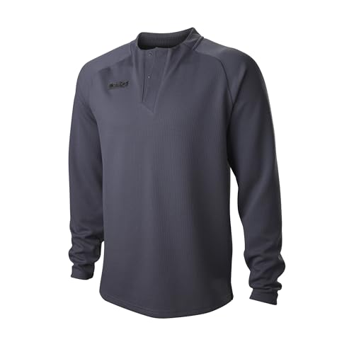 EvoShield Camiseta Henley de Manga Larga de Béisbol 6-4-3 para Hombre miniatura 1