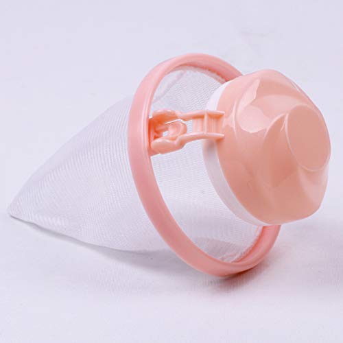 Lioobo Máquina de Lavar Loutes Apanhador de fiapos Bolsa para Filtro de Lint Lint Rosa