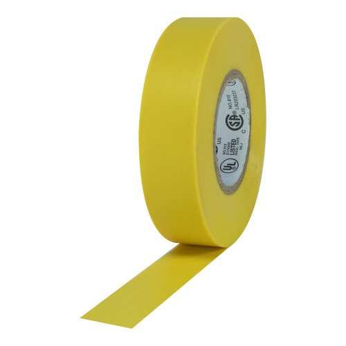Ruban adhésif électrique en vinyle jaune 600V ProTapes 840178017635