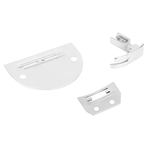 Kit de 3 accesorios para máquina de coser con placa y prensatelas miniatura 6