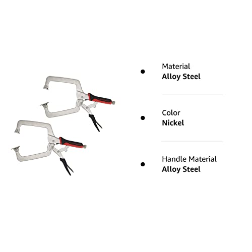 Monster & Master 15" C-Clamp Locking Pliers With Swivel Pads, 2-Piece, Mm-Cp-006X2 #TOP7