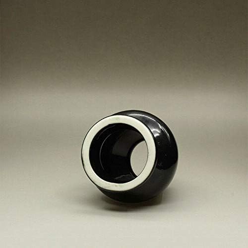 Miniatura 5 de (Kuse Naoshi) 1 soporte para batidor de cerámica de té verde Matcha para ceremonia de té japonesa - (negro)