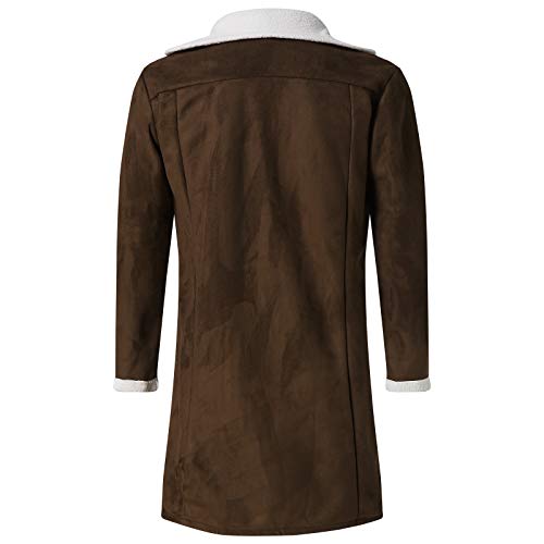 TOFOTL Lungi Cappotto,Softshell collo Rovesciato