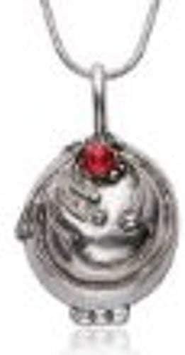 Vampire Diaries Elena's Vervain Locket Necklace--Silver