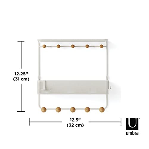 Umbra Estique Multi-Use Organizer, W/Shelf, White Large #TOP1