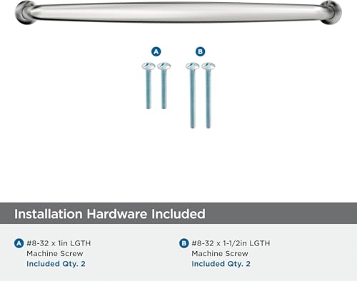 Amerock Renown 7-9/16 inch (192 mm) Center to Center Polished Chrome Cabinet Pull, BP3698626 by Amerock - Image 5