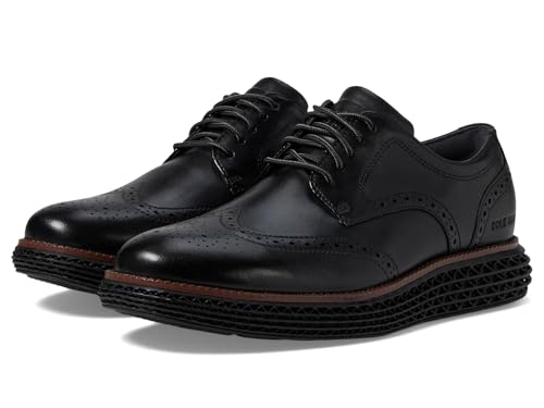 Cole Haan Men's Original Grand 2.0 Wingtip Oxfords, Black, 10-M US
