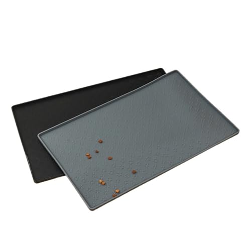 Tapis d'abreuvement et de repas chat imperméable contre les éclaboussures d'eau