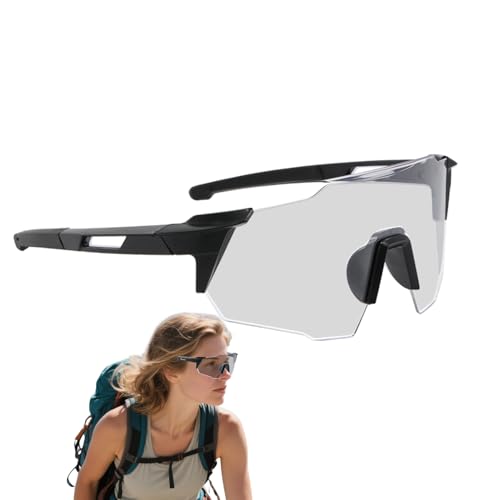 Gafas De Ciclismo - Gafas Deportivas Polarizadas Hombre,Lentes Transparentes Seguridad UV400 Para Running, Pesca y Béisbol