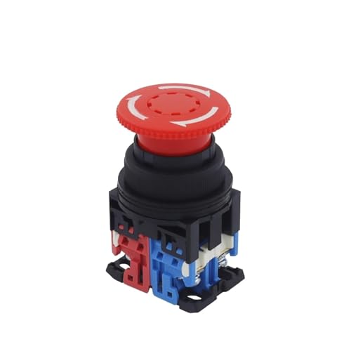 Bouton d'arrêt d'urgence AR30VOR 10A tête champignon avec perçage de 30mm