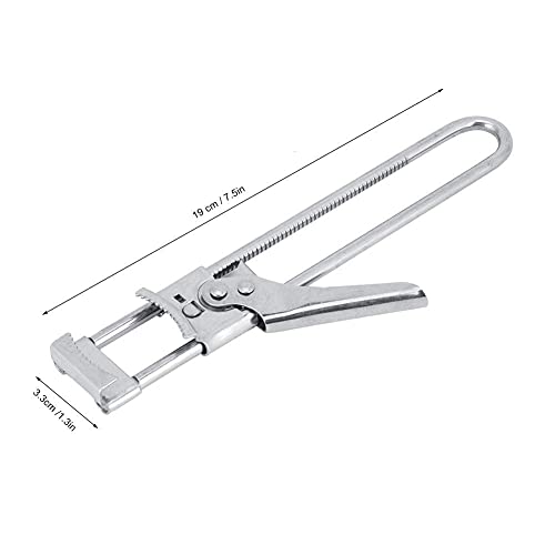Ferramenta de cozinha domestica Liineparalle manual ajustavel de aco inoxidavel abridor de lata fras