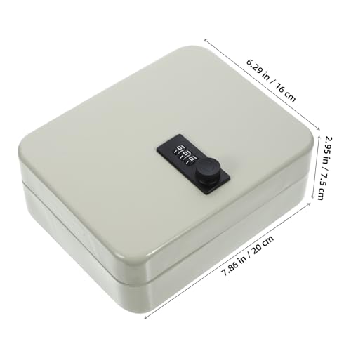 Caja de llaves con contraseña Beavorty armario metálico de seguridad con código para colgar 4