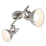 Praktikabel: Es können Leuchtmittel mit maximal 40 Watt (E14-Fassung) eingesetzt werden – selbstverständlich funktionieren auch LED-Lampen mit einer deutlich geringeren Wattzahl.