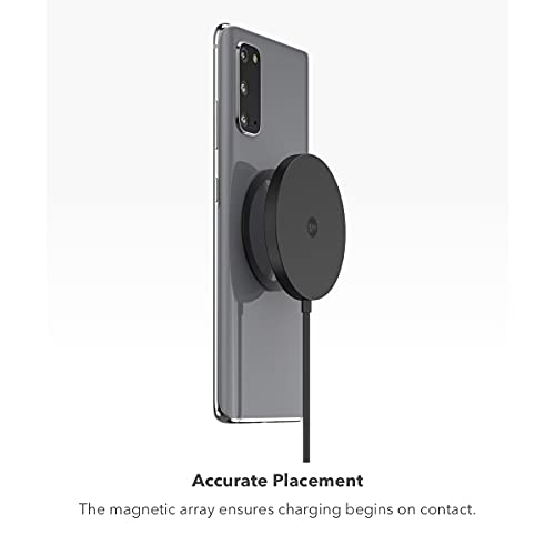 ZAGG mophie Snap+ Wireless Charger, 15W, Fast Charging, MagSafe Compatible, Qi-Enabled, Black - Image 2