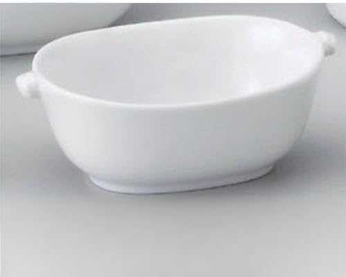 Set of 5 洋食 Charger Small Ears with Oval Au Gratin (Small) [12 x 7.8 x 4 cm] 洋食 Charger Cafe Restaurant Coffee Commercial Hotel