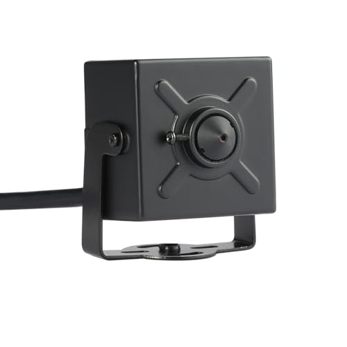 REVODATA HD 8MP PoE Cámara IP,4K Pequeña Cámara de Seguridad Interior 3.7mm Lente 75° Visualización CCTV Mini PoE Cámara, Detección de Movimiento (I706-2-P-HS82)