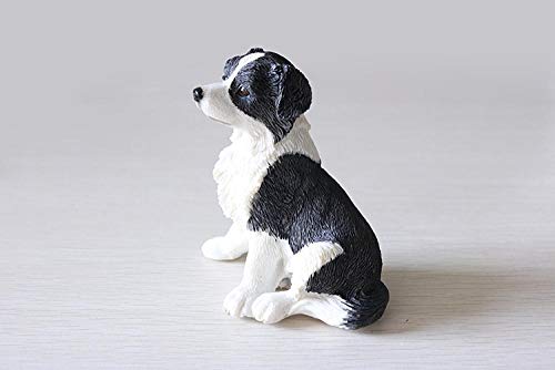 Sculptures Border Collie en résine supérieure : un artisanat d'art pour l'auto - 4