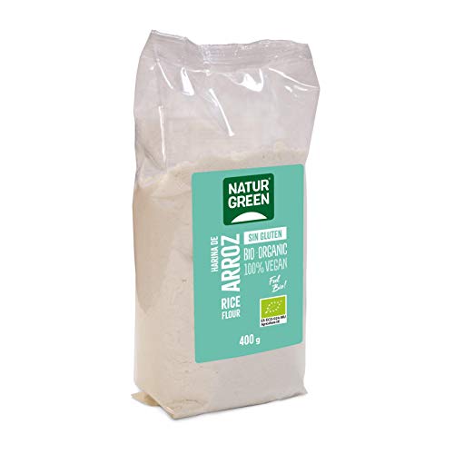 Harina Arroz Bio Sin Gluten NaturGreen 400 g