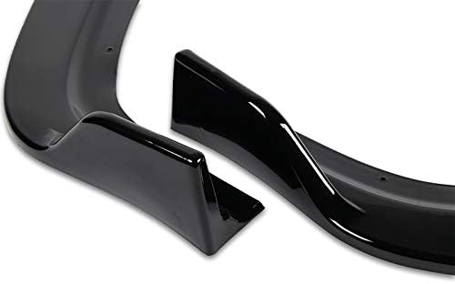 3PCS Front Bumper Lip Kit fit for compatible with 1996-1998 Honda Civic, CS-Style Splitter Trim Protection Spoiler, Air-Dam-Chin-Diffuser (Painted Black)