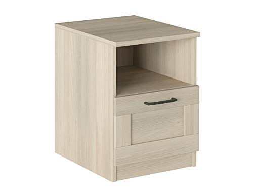 Iconico Home Nachttisch mit Tagebuch und Schublade mit Rollschienen und ergonomischem Griff Cover