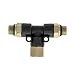 Master Airbrush Brand 2 Way Airbrush Air Hose Splitter Manifold with 1/8" BSP Fittings; 2 Male Air Outlets and 1 Female Air Inlet