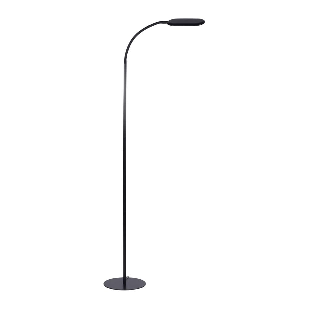 LeuchtenDirekt LED Stehleuchte schwarz, Stufendimmer CCT | 10% 50% 100%, kaltweiß - warmweiß - tageslichtweiß