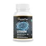 XpandAge Life Sciences Lithium Orotate 10mg with Magnesium Taurate and l tryptophan for Essential Trace...