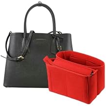 Bag Organizer for Prada Small Saffiano Leather Double Bag31L x 23H x 14D cm Red, Style A