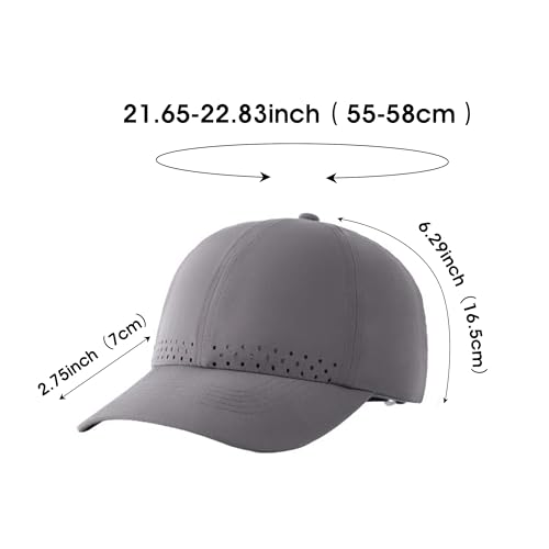 Image of HH HOFNEN Women Quick Drying Baseball Cap Sun Hat Unstructured Golf Hat