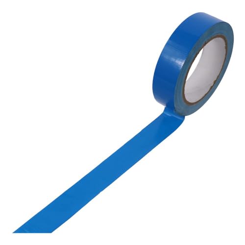Image of FEIYING 30mm x 22 Yards Duct Tape Heavy Duty, Strong Industrial Strength,Flexible,No Res idue,Wate rproof and Tear by Hand,Multi-Use for Indoor & Outdoor Repairs(Blue)