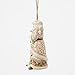 Enesco Jim Shore Heartwood Creek White Woodland Santa Holding a Fawn Hanging Ornament, 4.72 Inch, Multicolor