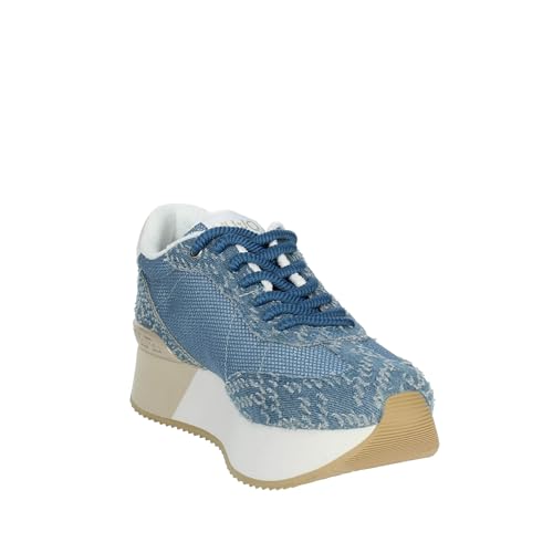 Baskets à plateforme Liu Jo Dreamy 03 en cuir premium finitions luxe