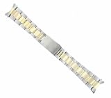 Ewatchparts 18K/SS TWO TONE OYSTER WATCH BAND Compatible With ROLEX TURN O GRAPH 16253, 1626, 16803